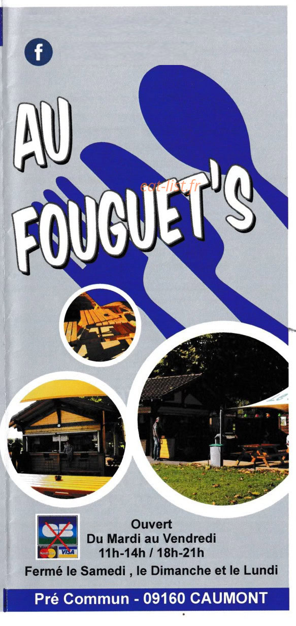 Cyril Fouguet's — carte page 1