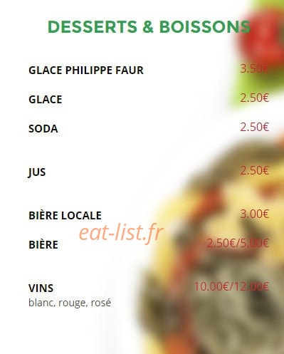 Pizza Kiwi — carte page 3