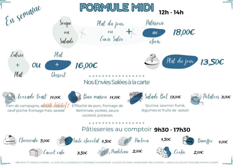 Jardin Bleu — carte page 1