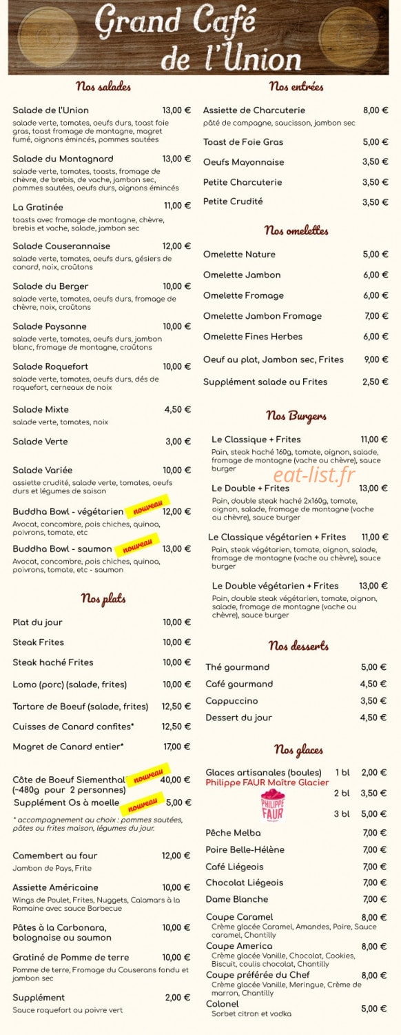 L'Union — carte page 1