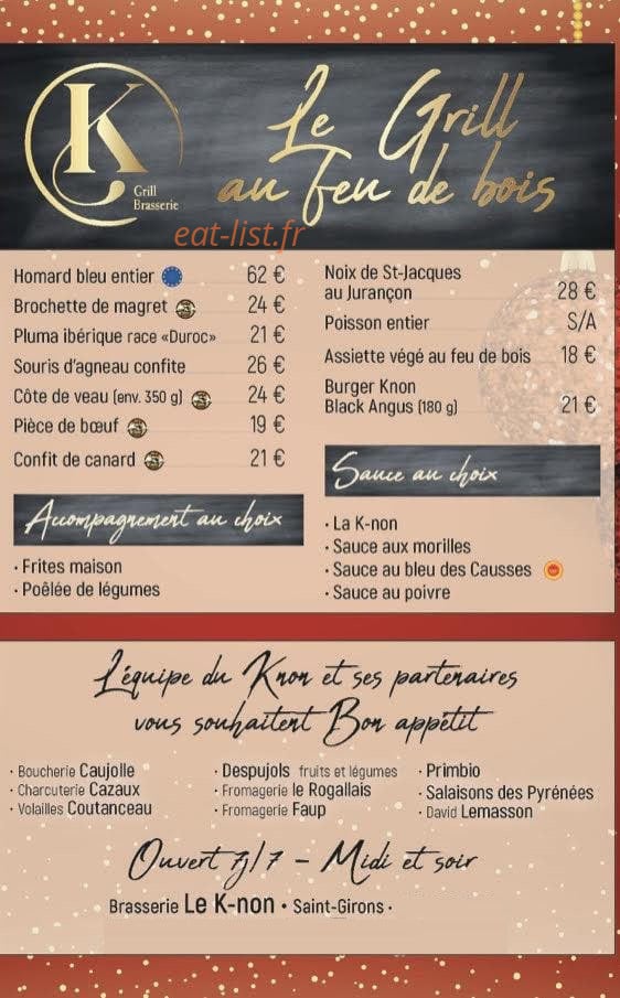 Le K-NON — carte page 2