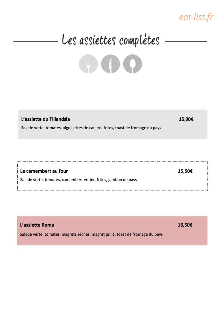 Le tillandsia — carte page 2