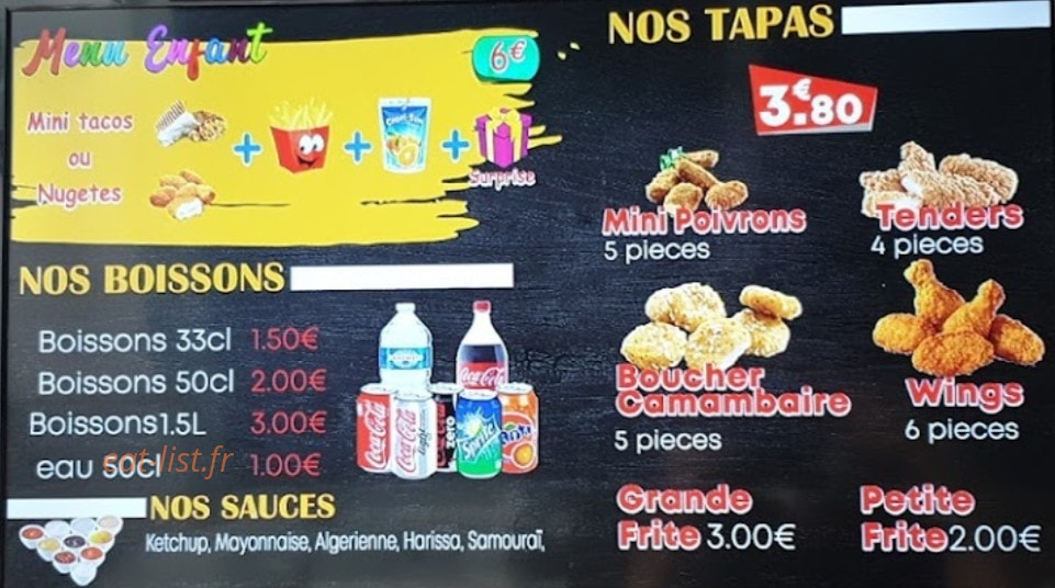 Snack du Couserans — carte page 6