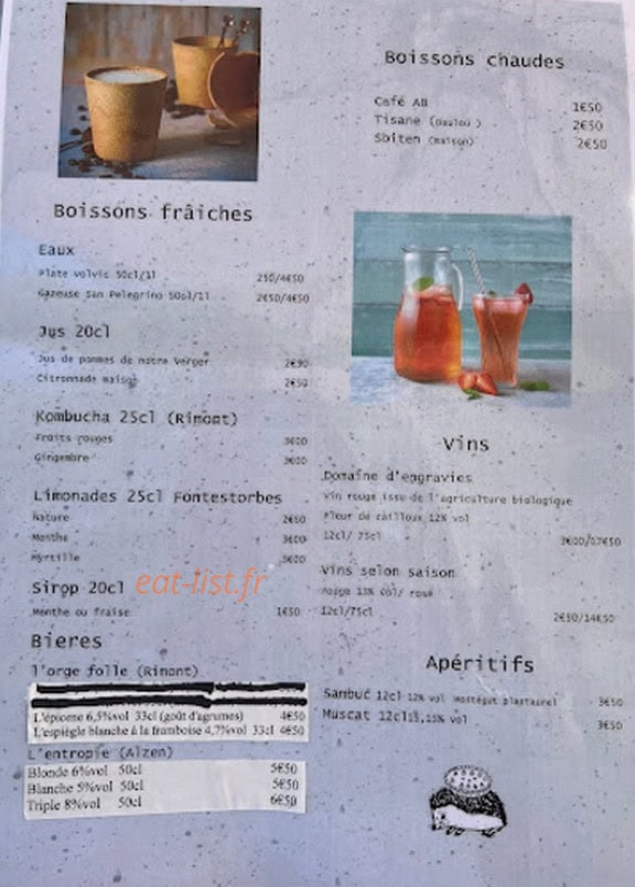 La terrasse paysanne — carte page 2