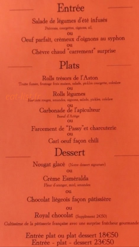 La terrasse paysanne — carte page 1