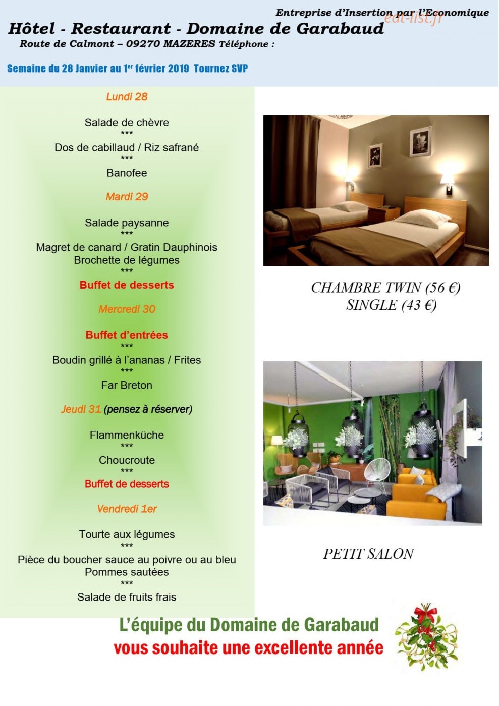 Domaine de Garabaud — carte page 4