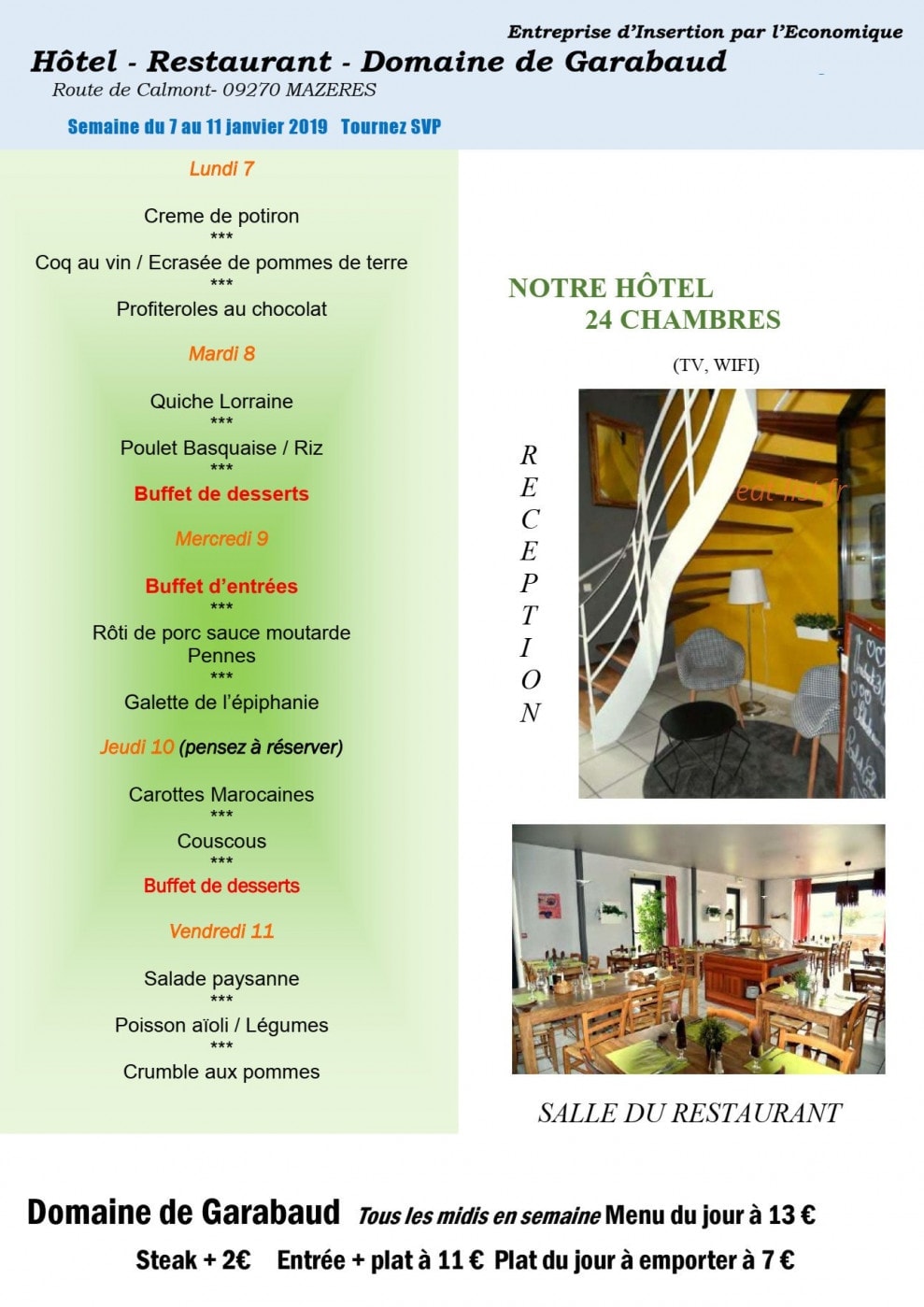 Domaine de Garabaud — carte page 1