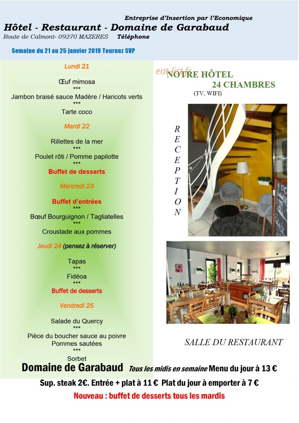 Domaine de Garabaud — carte page 3