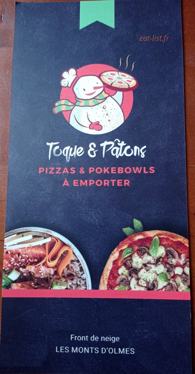 Toque et pâtons — carte page 1