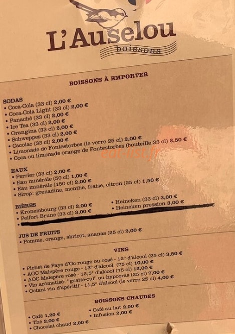 L'auselou — carte page 2