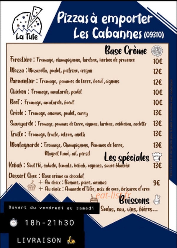 La Tute — carte page 1