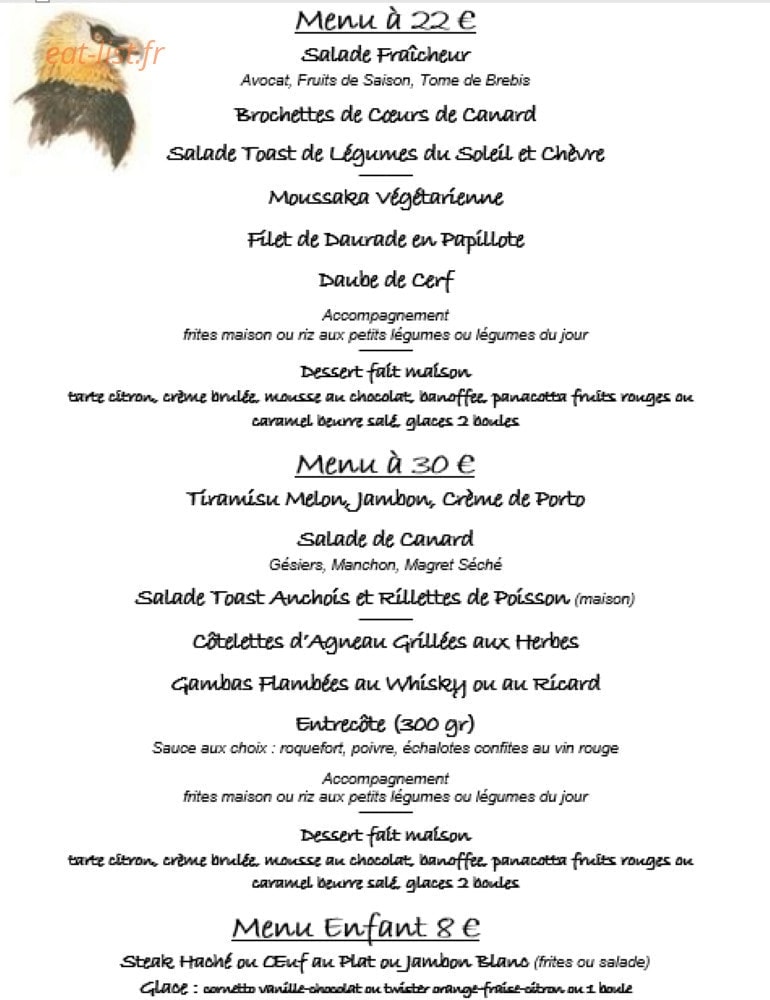 Le Gypaète Barbu — carte page 2