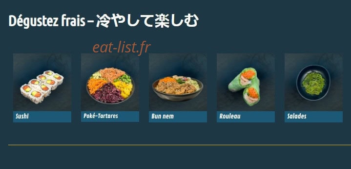 Bento Shop & Go — carte page 1
