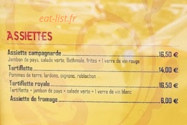 La Mandoline — carte page 3