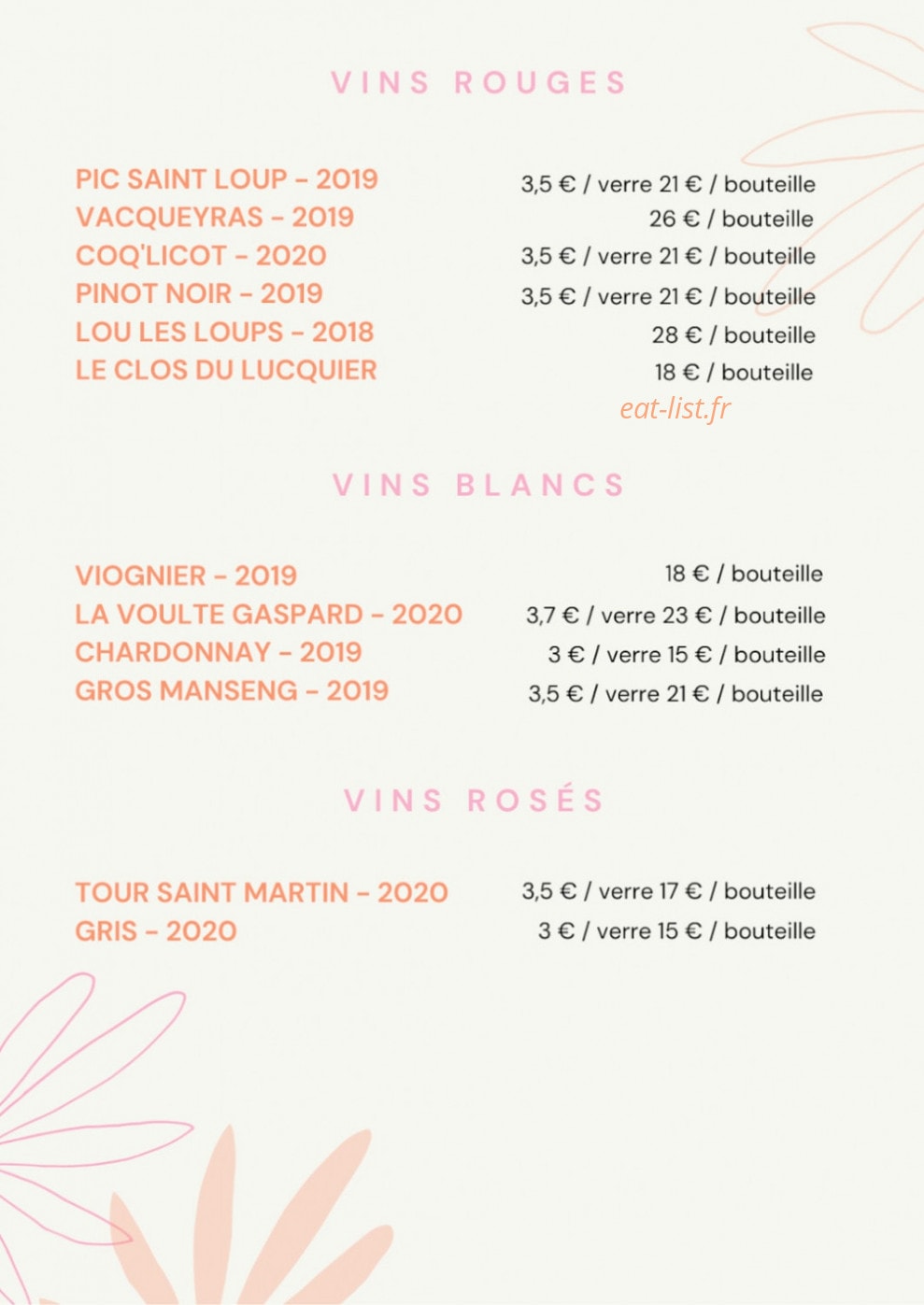 Du Terroir à l'Assiette — carte page 2
