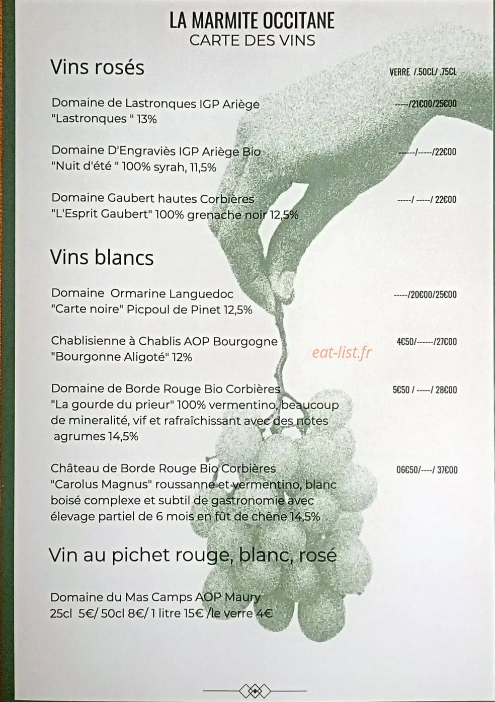 La marmite occitane — carte page 3