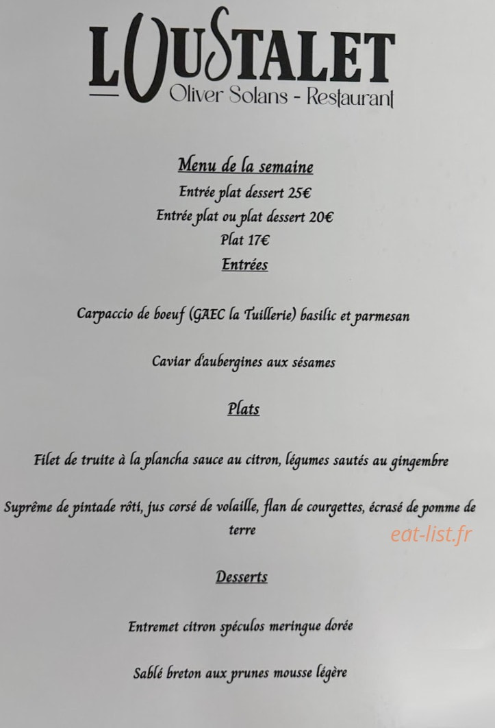 Loustalet — carte page 2