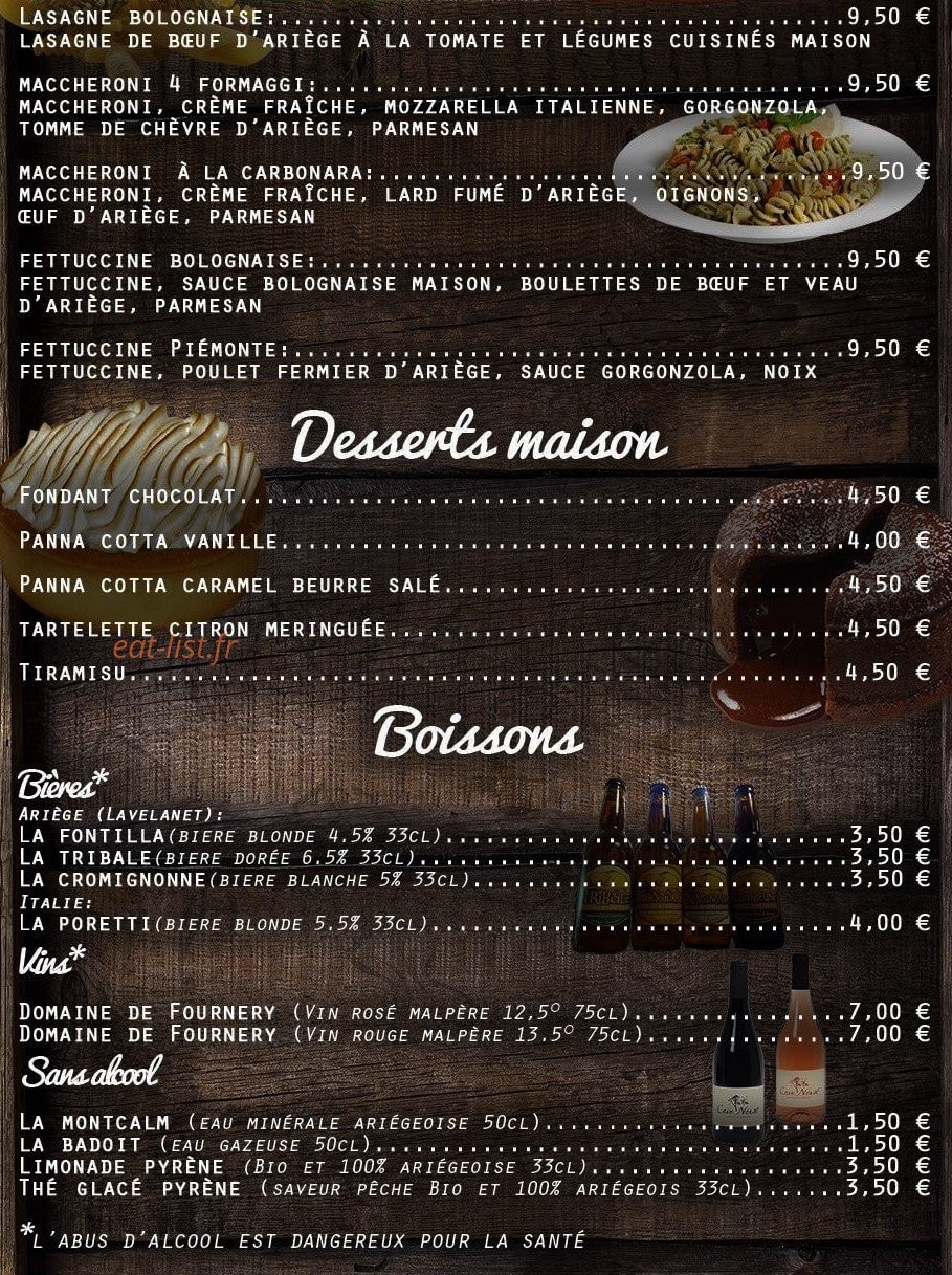 De la pâte à la pizza — carte page 2