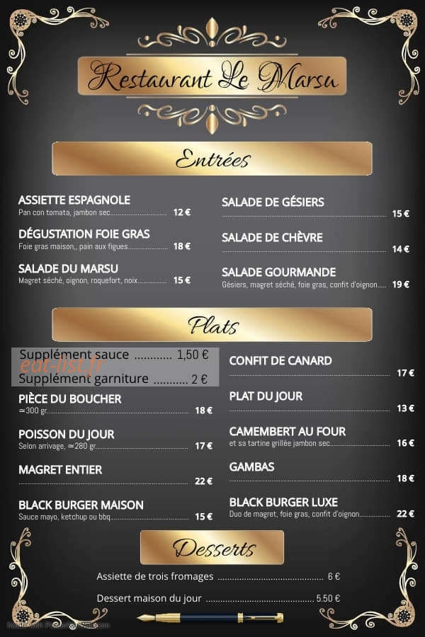 Le Matsu — carte page 1