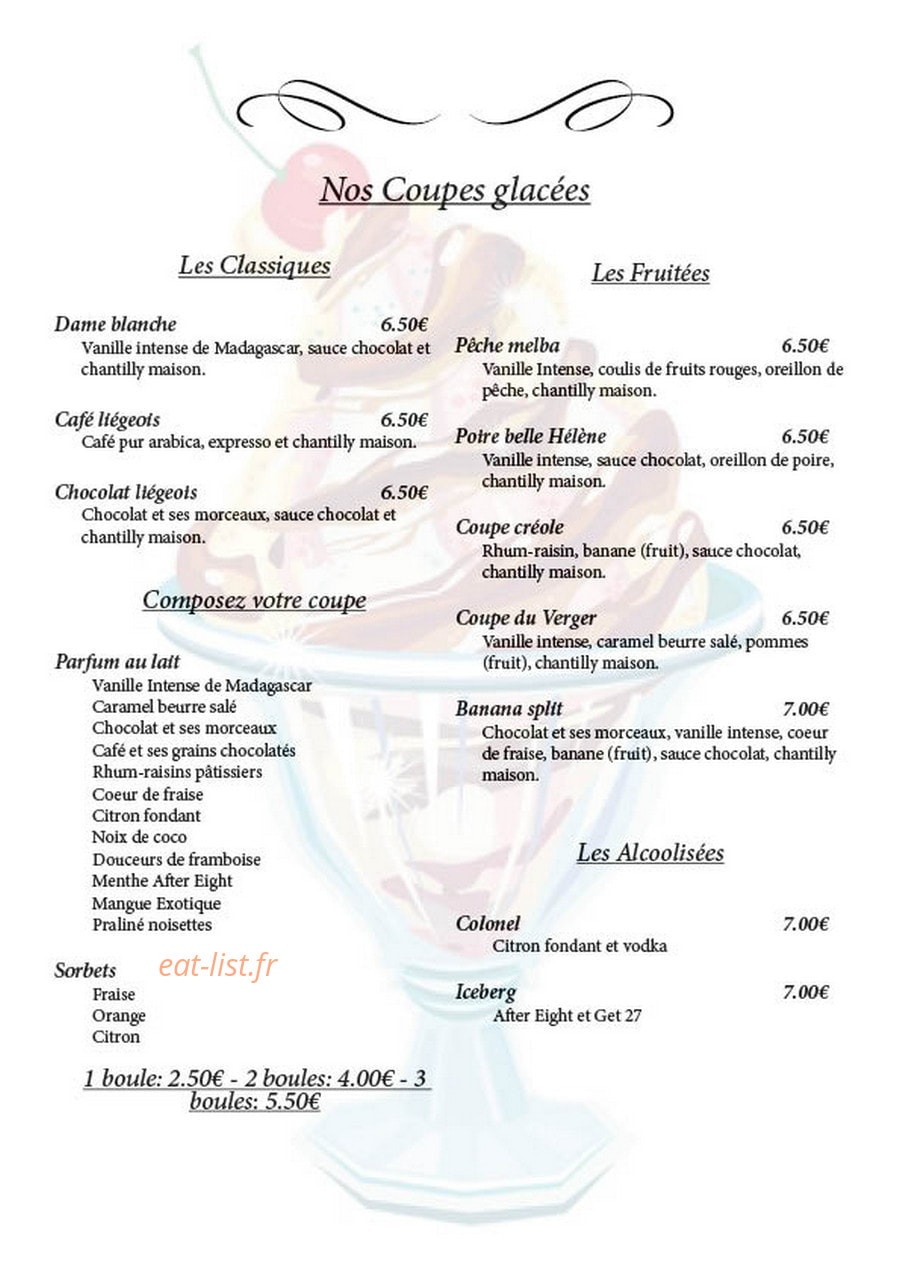 La creperie du lac — carte page 6