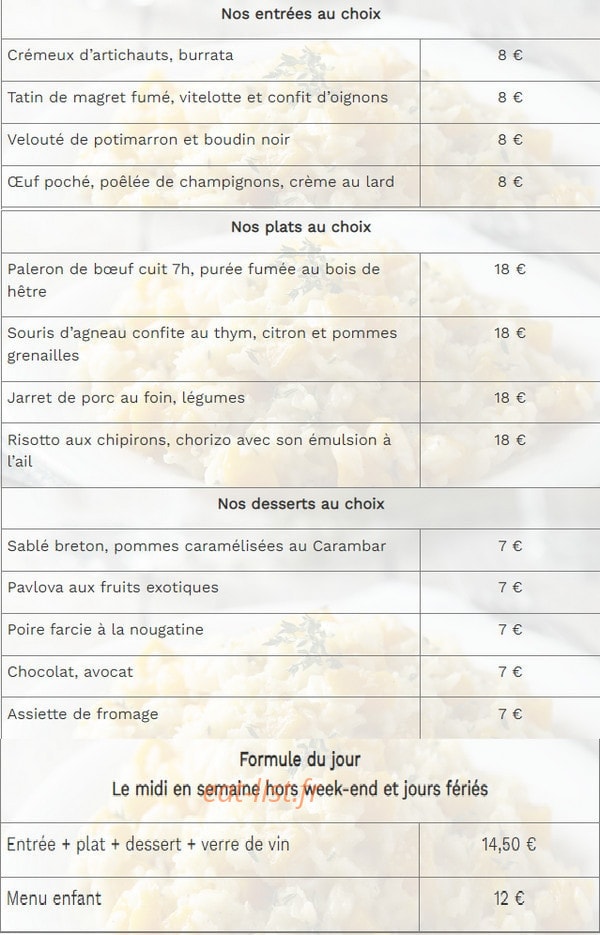 L'Estacade — carte page 1