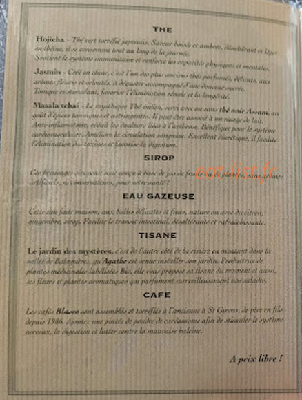 La guinguette de la laine — carte page 2