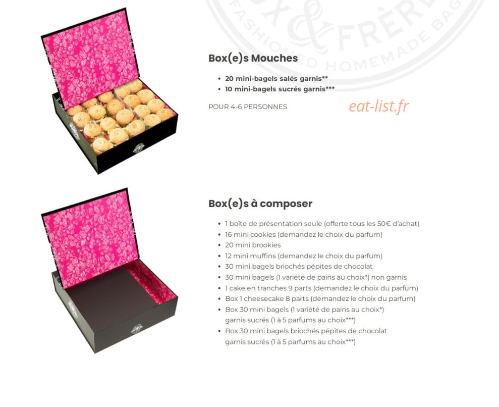Bagelstein — carte page 11