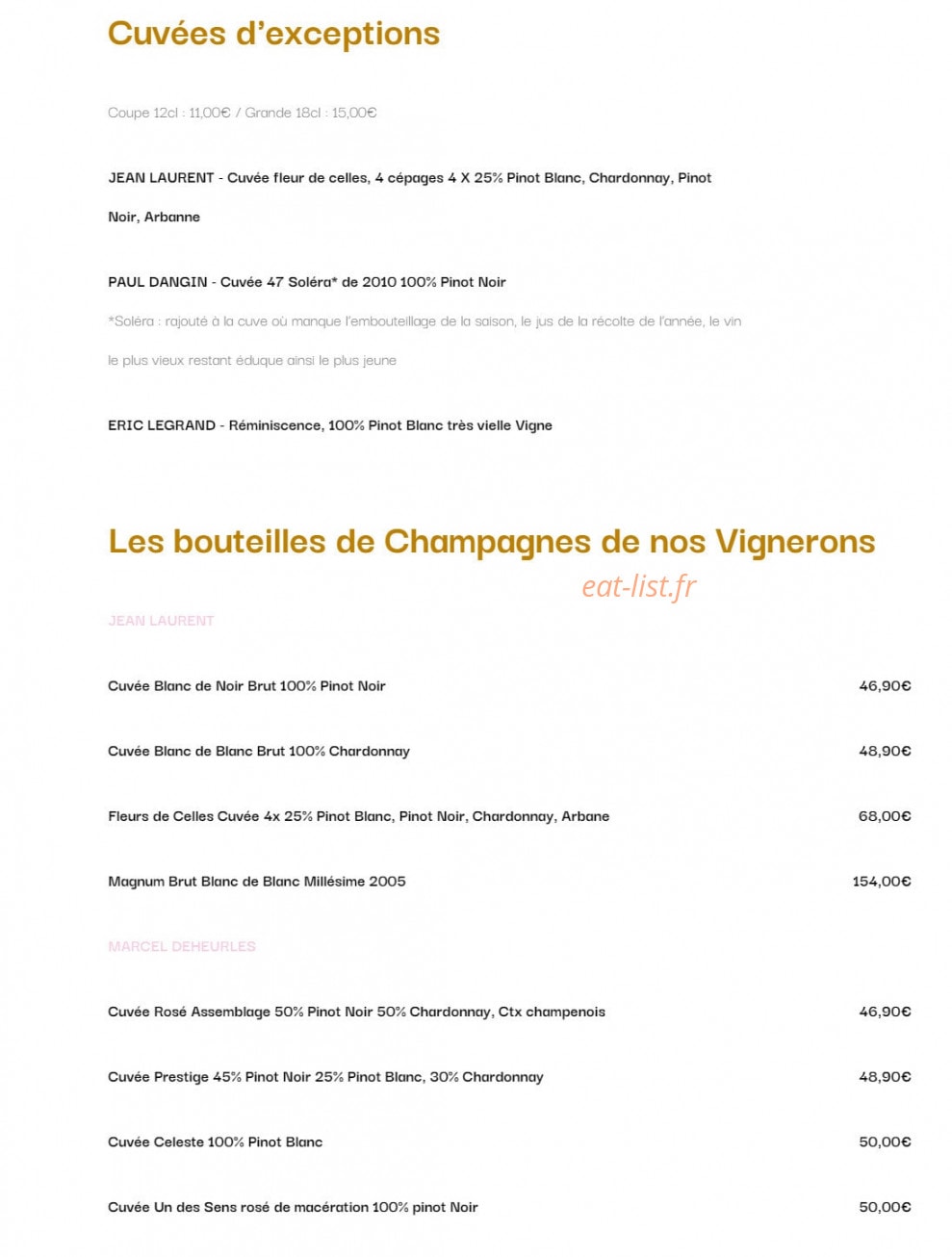 Chez Philippe — carte page 3