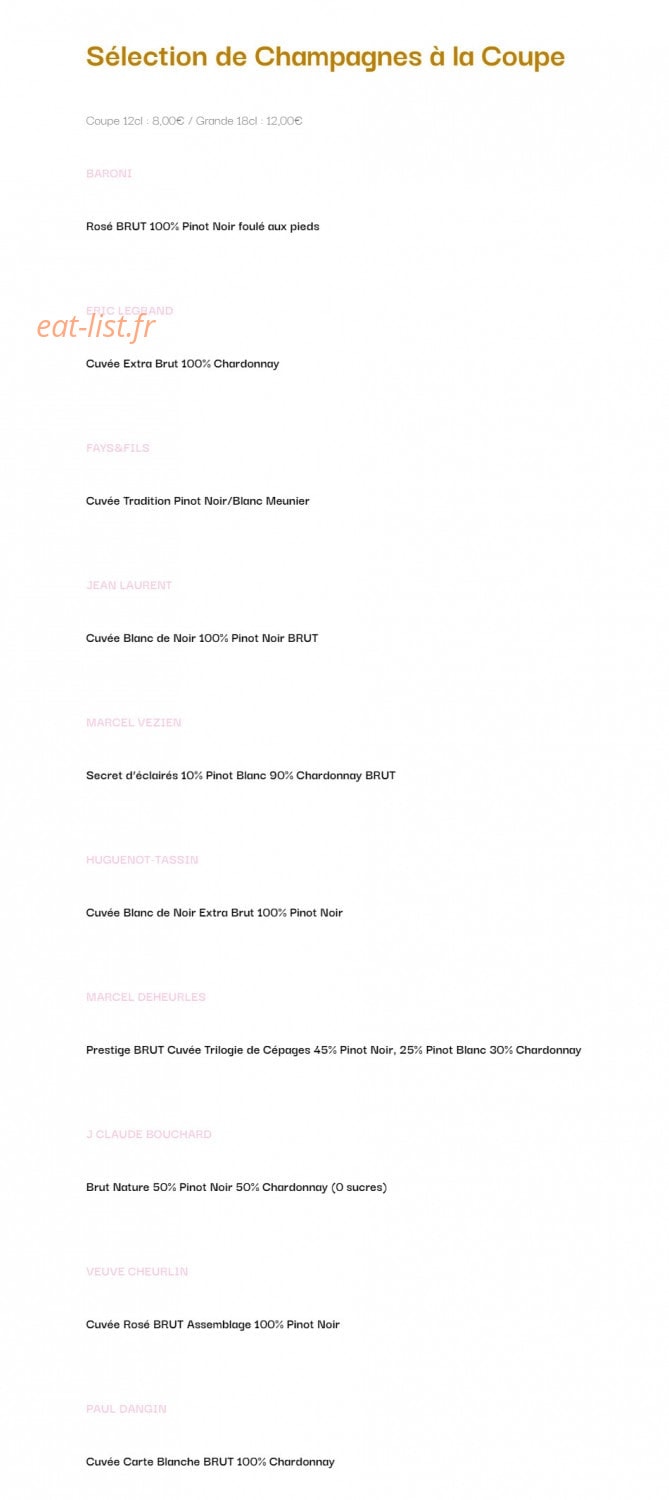 Chez Philippe — carte page 2