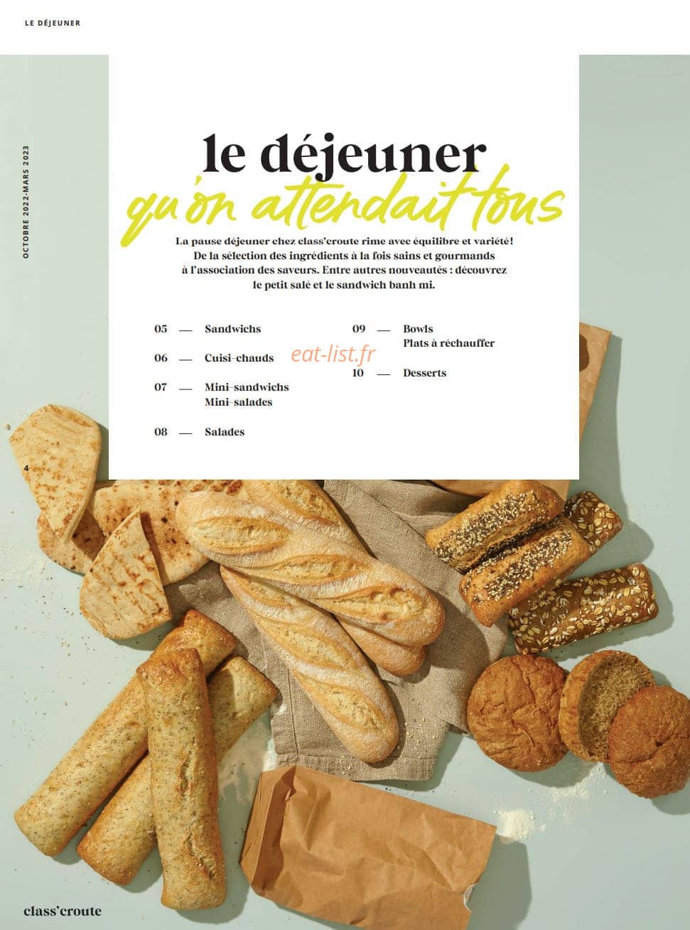 Class'croute — carte page 2