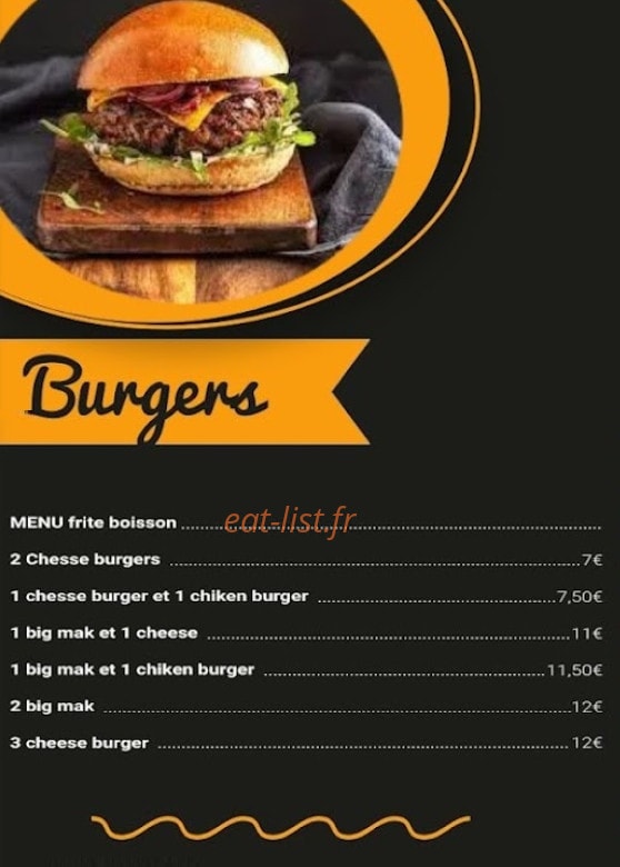 Food Time — carte page 1