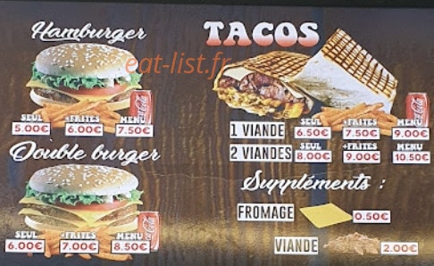 Gap Kebab — carte page 1