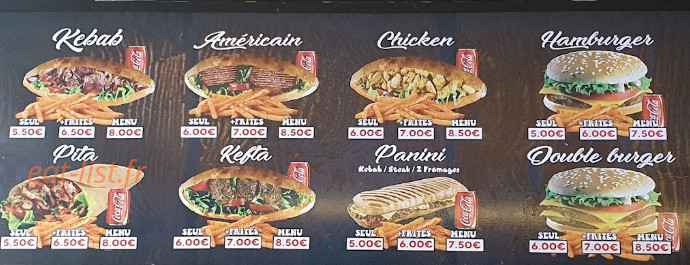 Gap Kebab — carte page 2