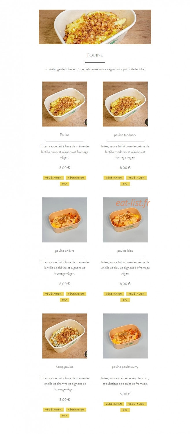 Hemp food — carte page 6