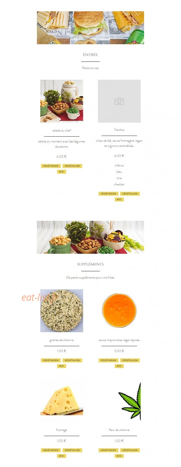 Hemp food — carte page 4