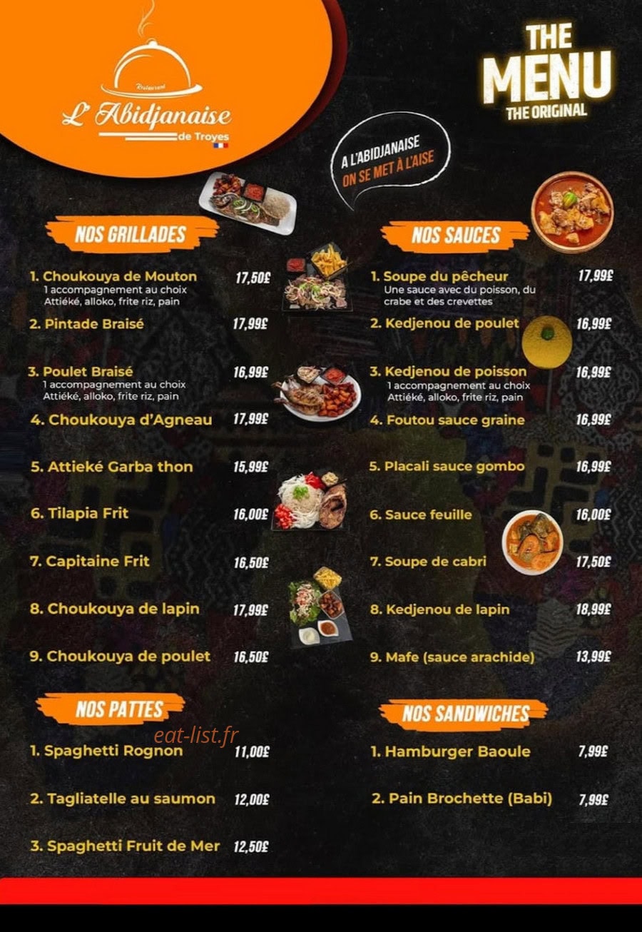 L’Abidjanaise — carte page 1
