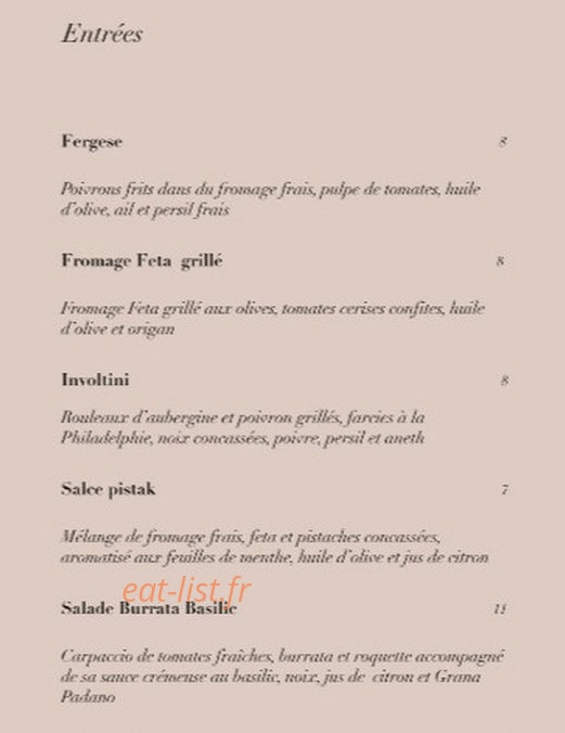 L'Adriatik — carte page 1