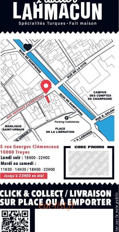 L'atelier lahmacun — carte page 4