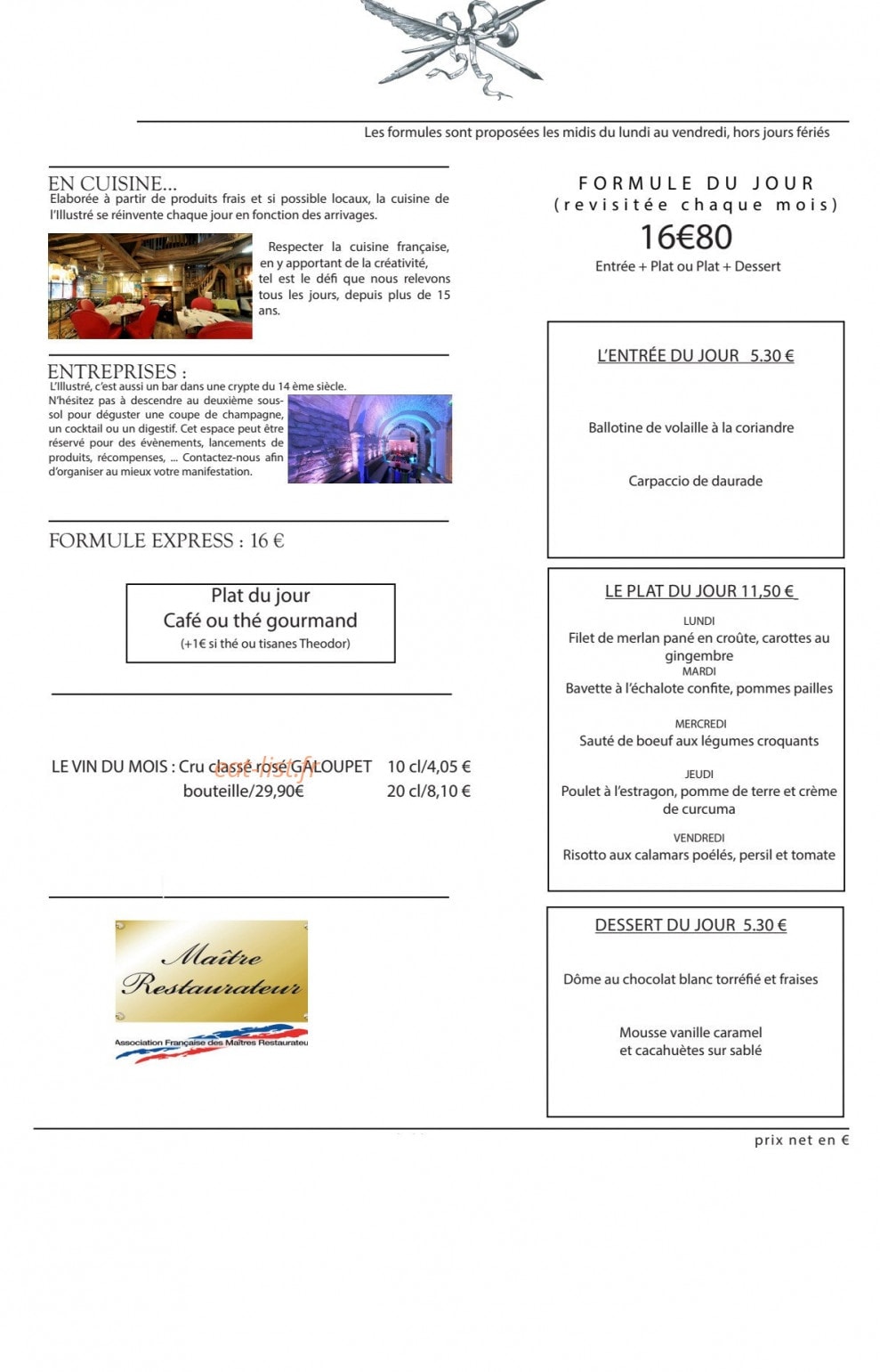 L'Illustre — carte page 3
