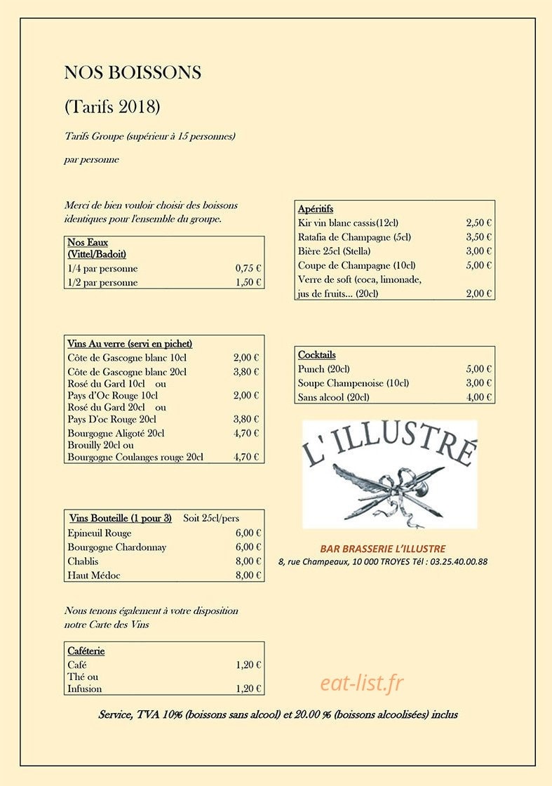 L'Illustre — carte page 5