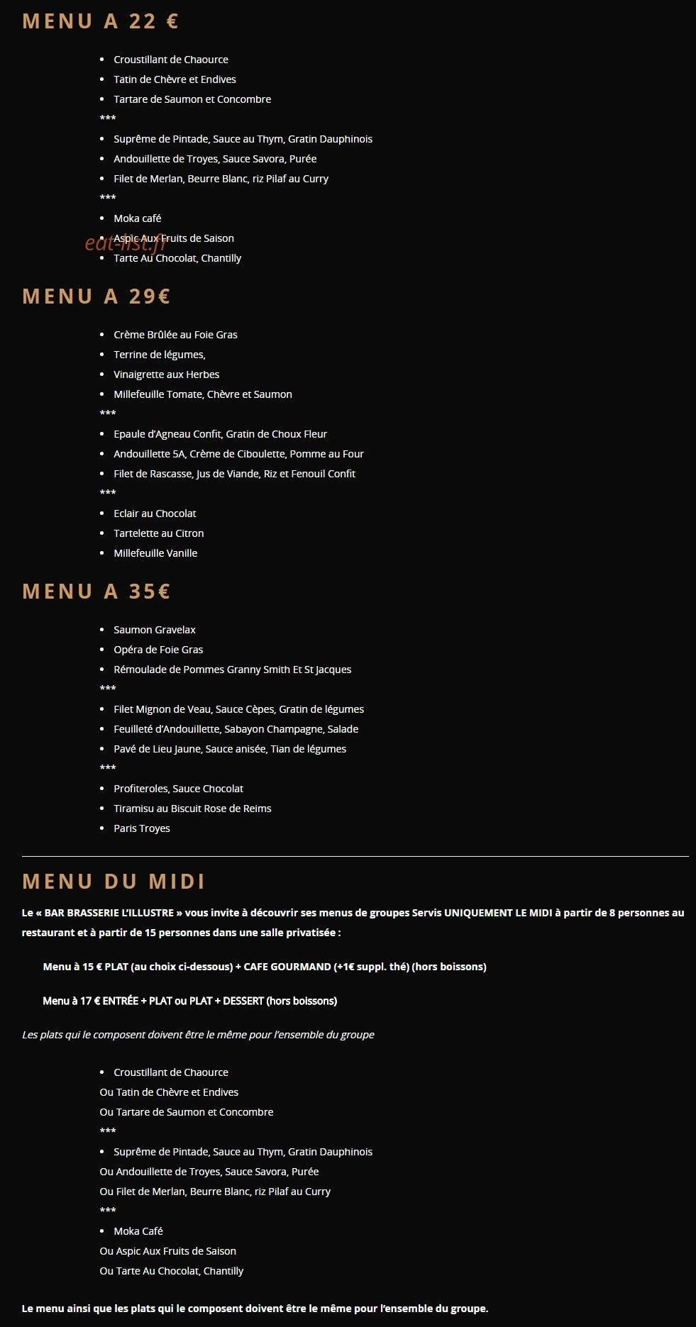 L'Illustre — carte page 4