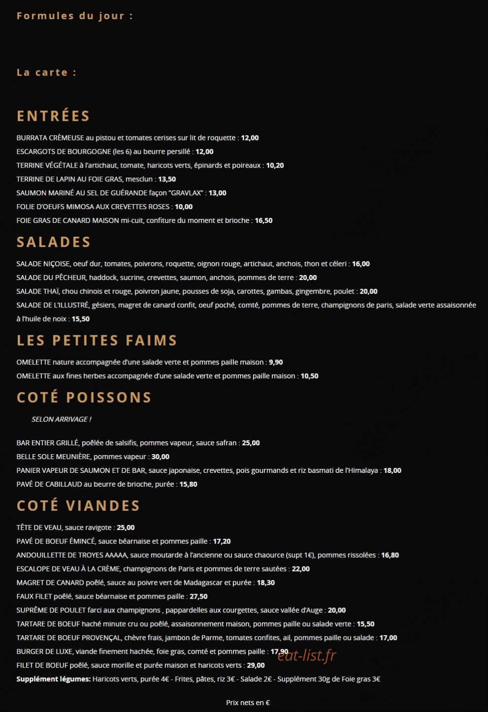L'Illustre — carte page 1