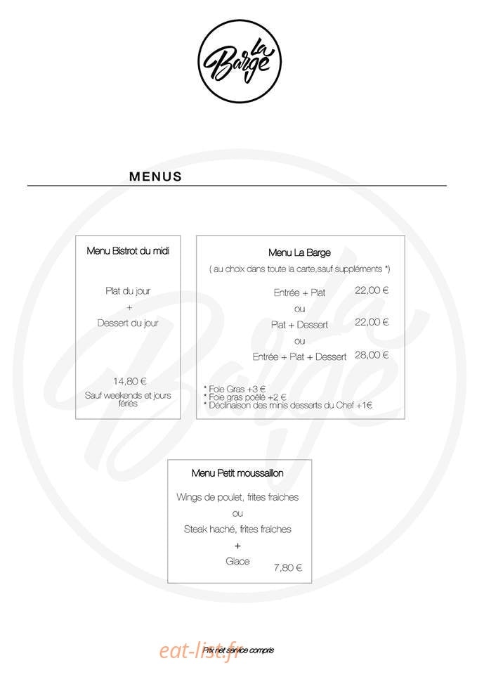 La Barge — carte page 4