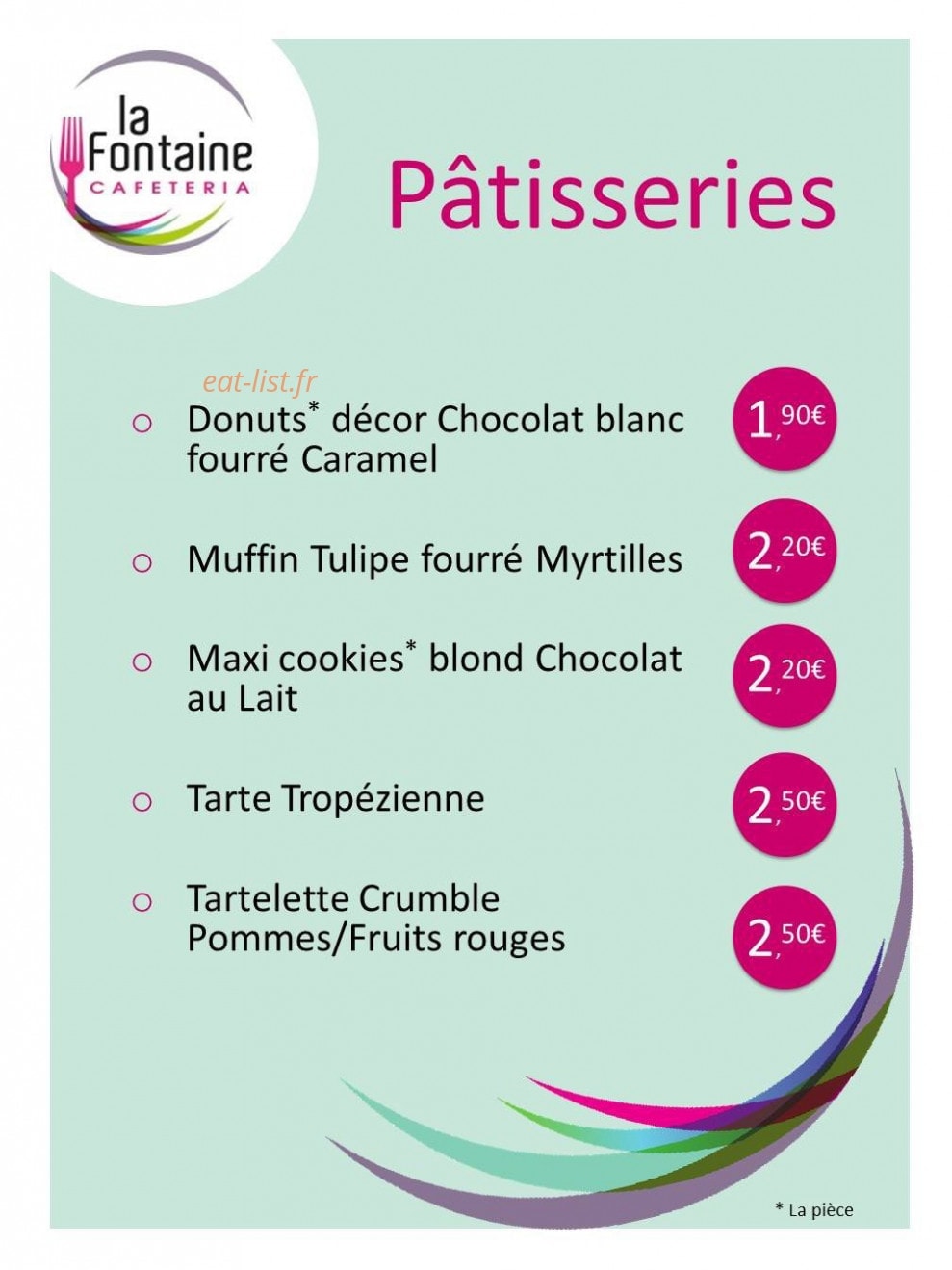 La fontaine — carte page 2