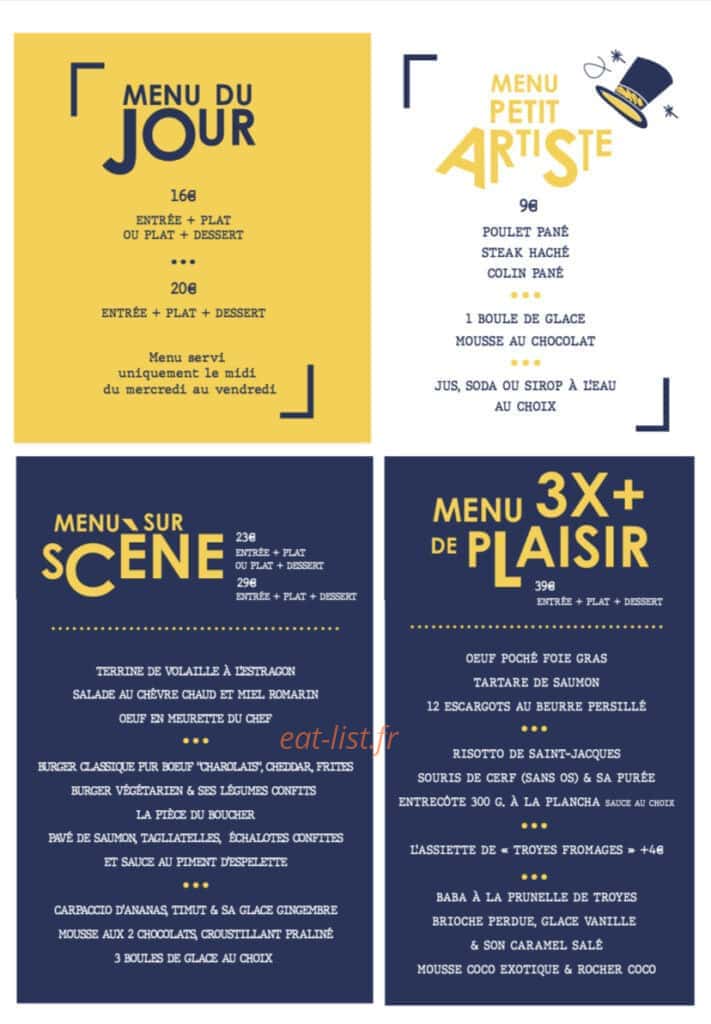 Le Bistroquet — carte page 2