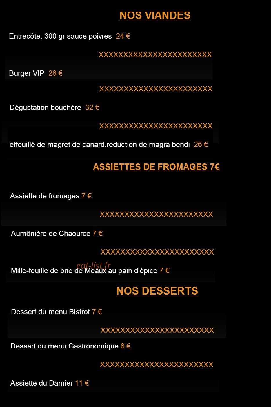Le Damier — carte page 2