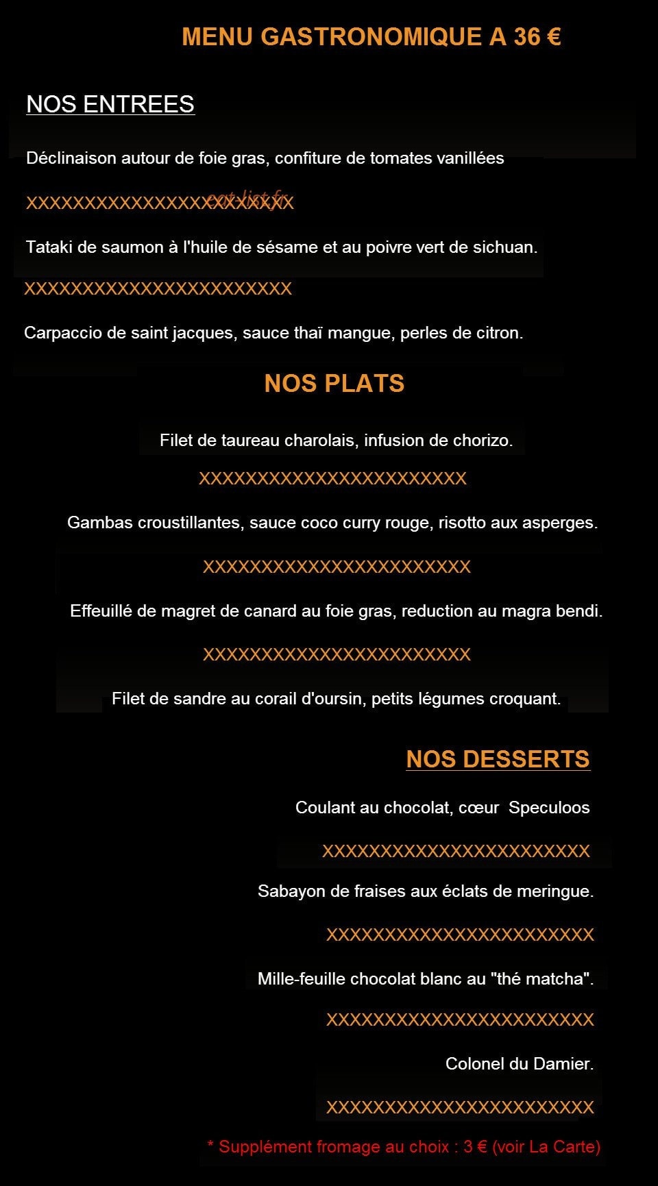 Le Damier — carte page 8