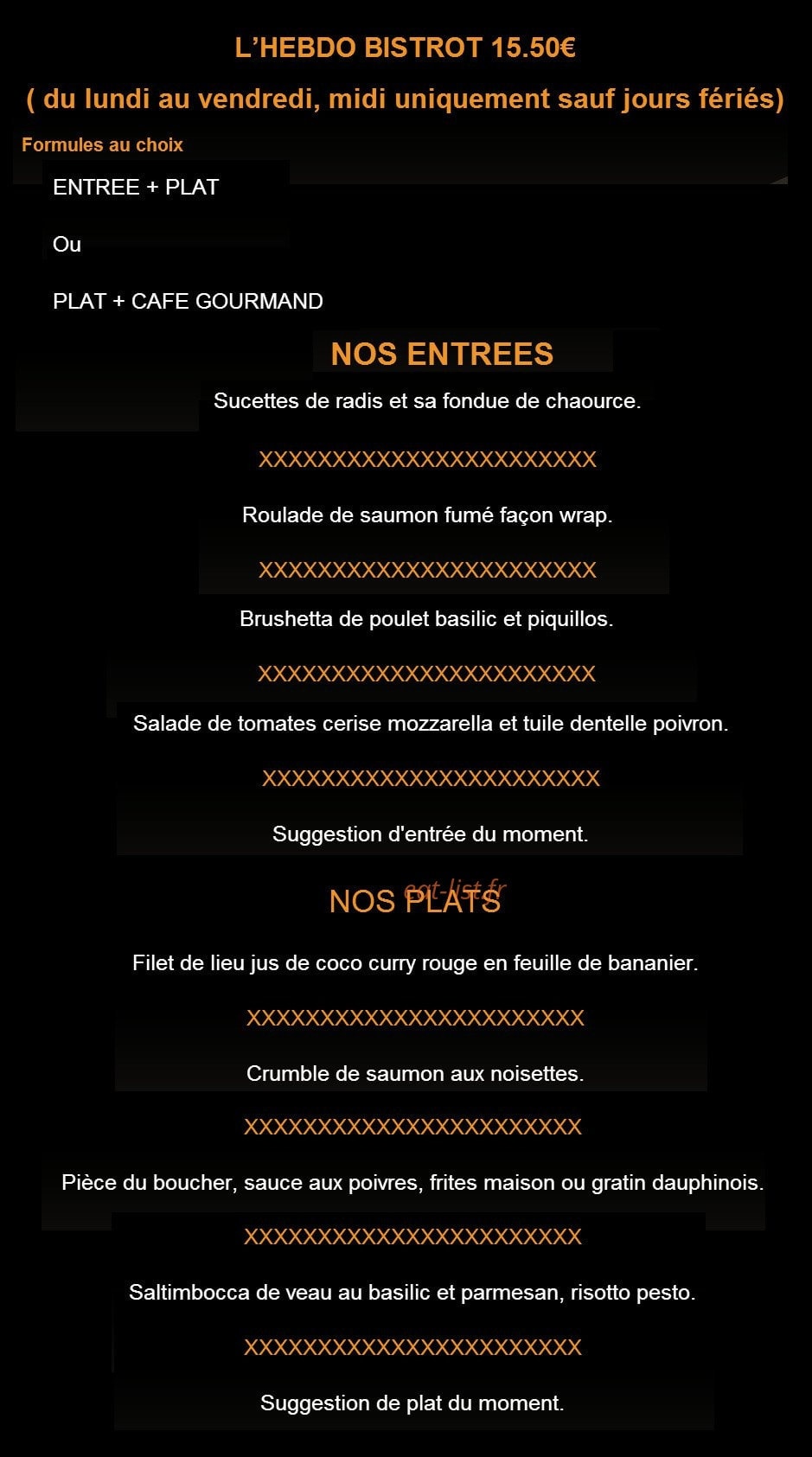 Le Damier — carte page 3