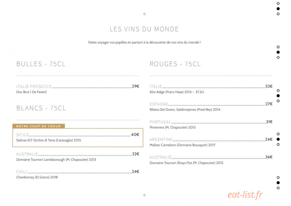 Le Lapin Bleu — carte page 6