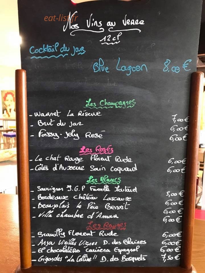 Le Millésimé — carte page 1